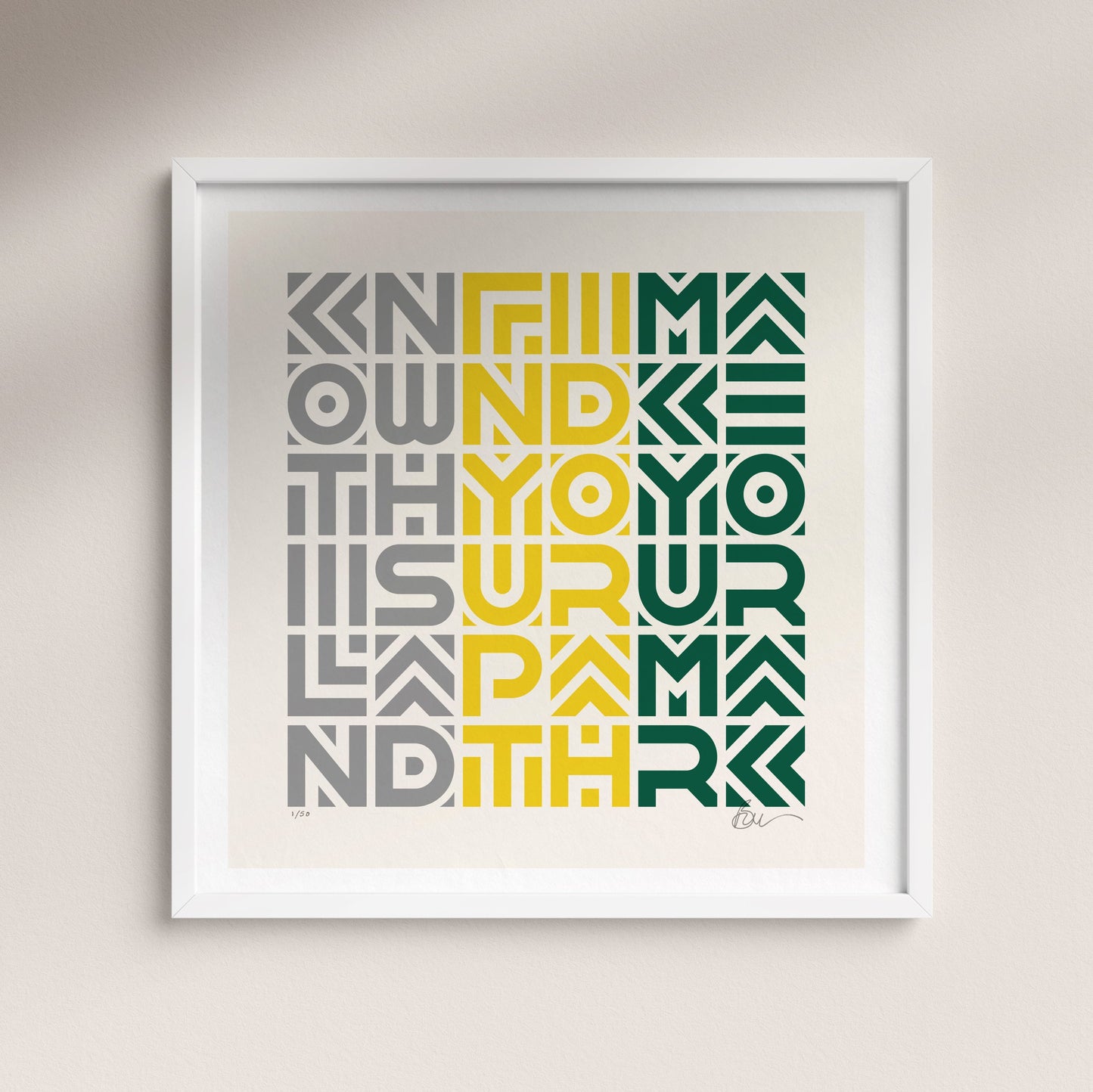 LANDMARK Screen Print