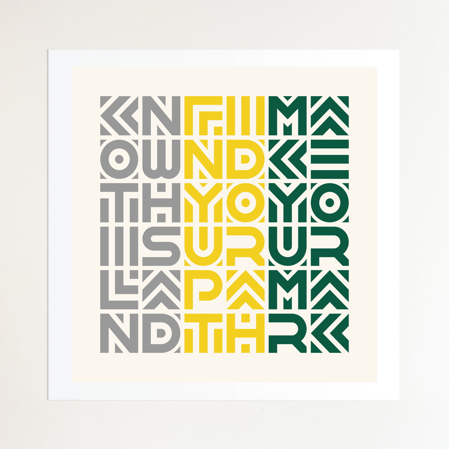 LANDMARK Screen Print