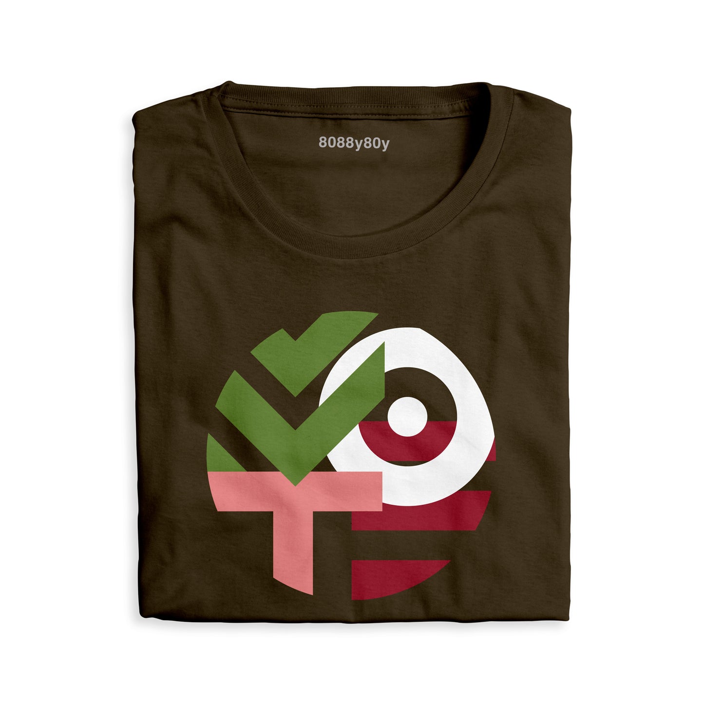 VOTE T-Shirt - LIFE Brown