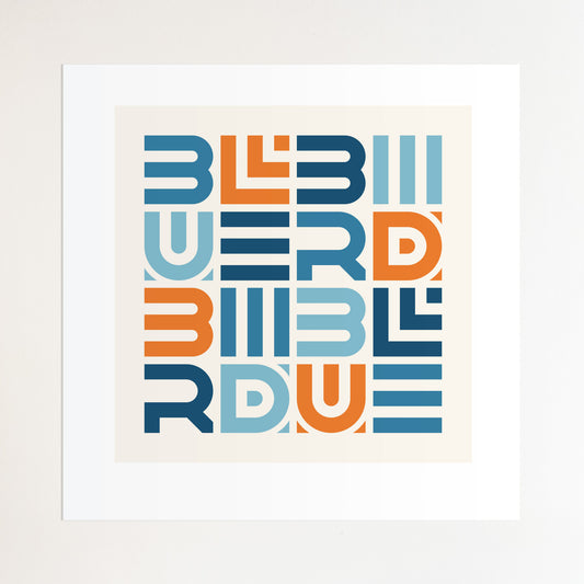 BLUEBIRD Screen Print