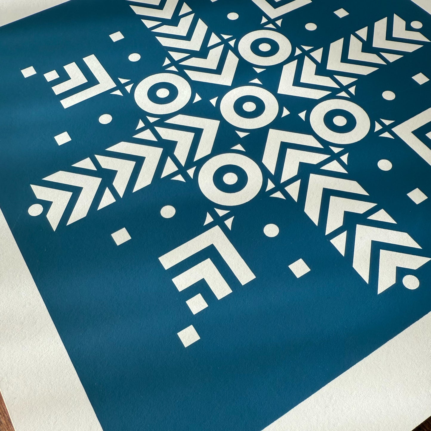 Snowflake One-Color Screen Print 2025