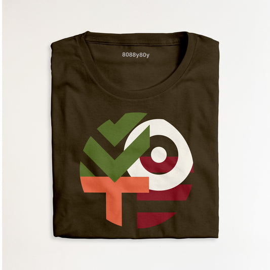 VOTE T-Shirt - LIFE Brown
